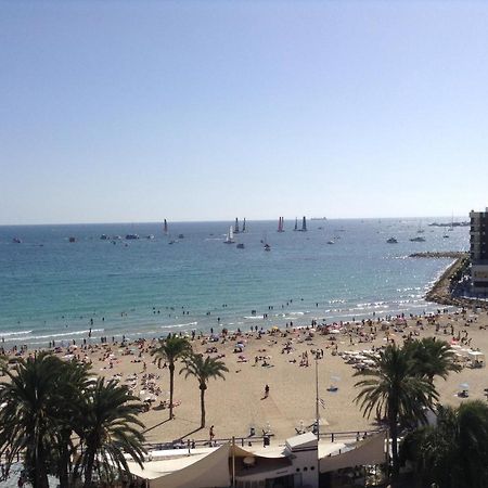 Appartamento Ático Loft en frente al mar terraza vista espectacular Alicante Esterno foto
