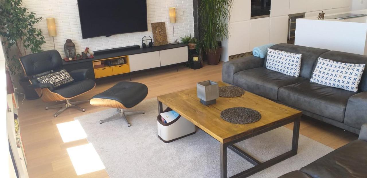 Appartamento Ático Loft en frente al mar terraza vista espectacular Alicante Esterno foto