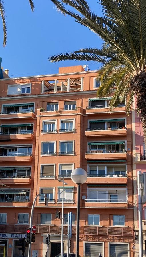 Appartamento Ático Loft en frente al mar terraza vista espectacular Alicante Esterno foto